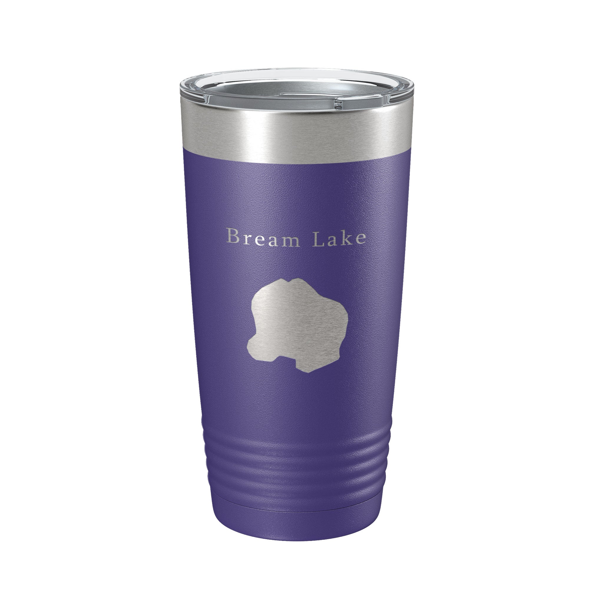 Bream Lake Map Tumbler Travel Mug Insulated Laser Engraved Coffee Cup Florida 20 oz