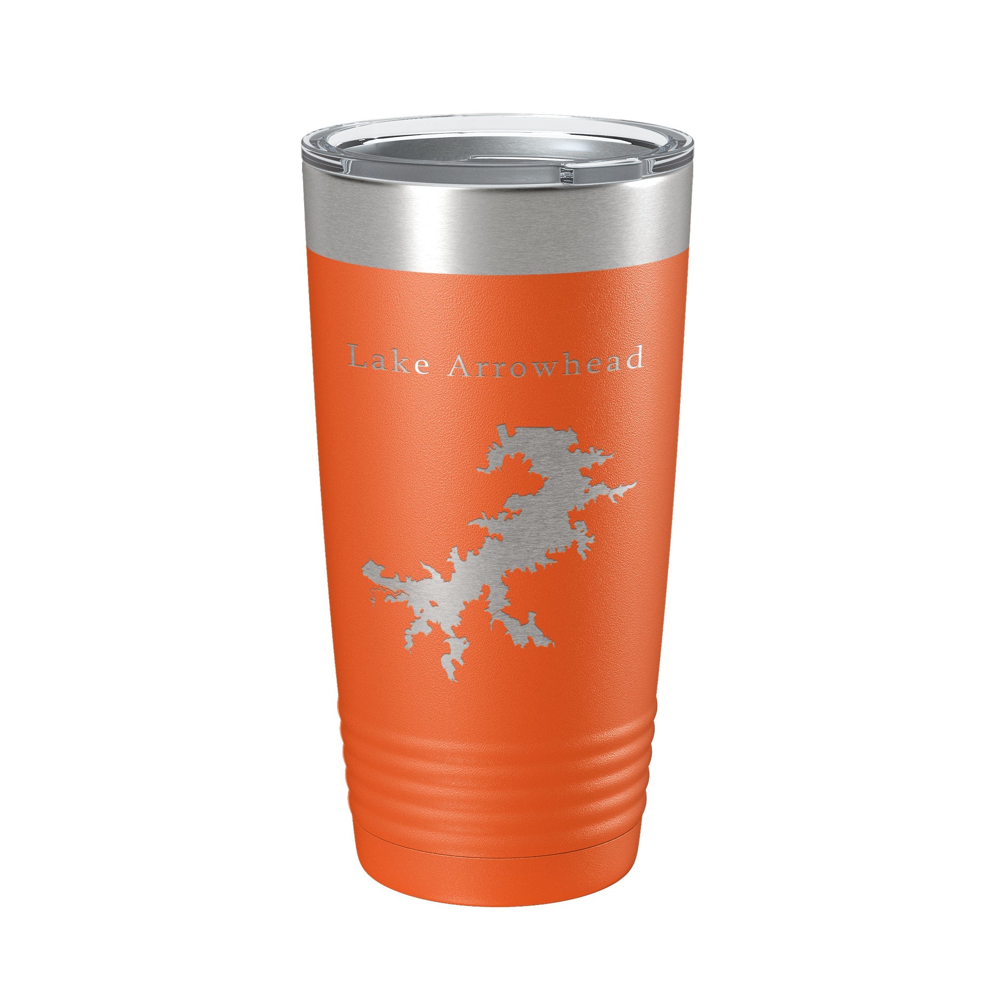 Lake Arrowhead Map Tumbler Travel Mug Insulated Laser Engraved Coffee Cup Texas 20 oz