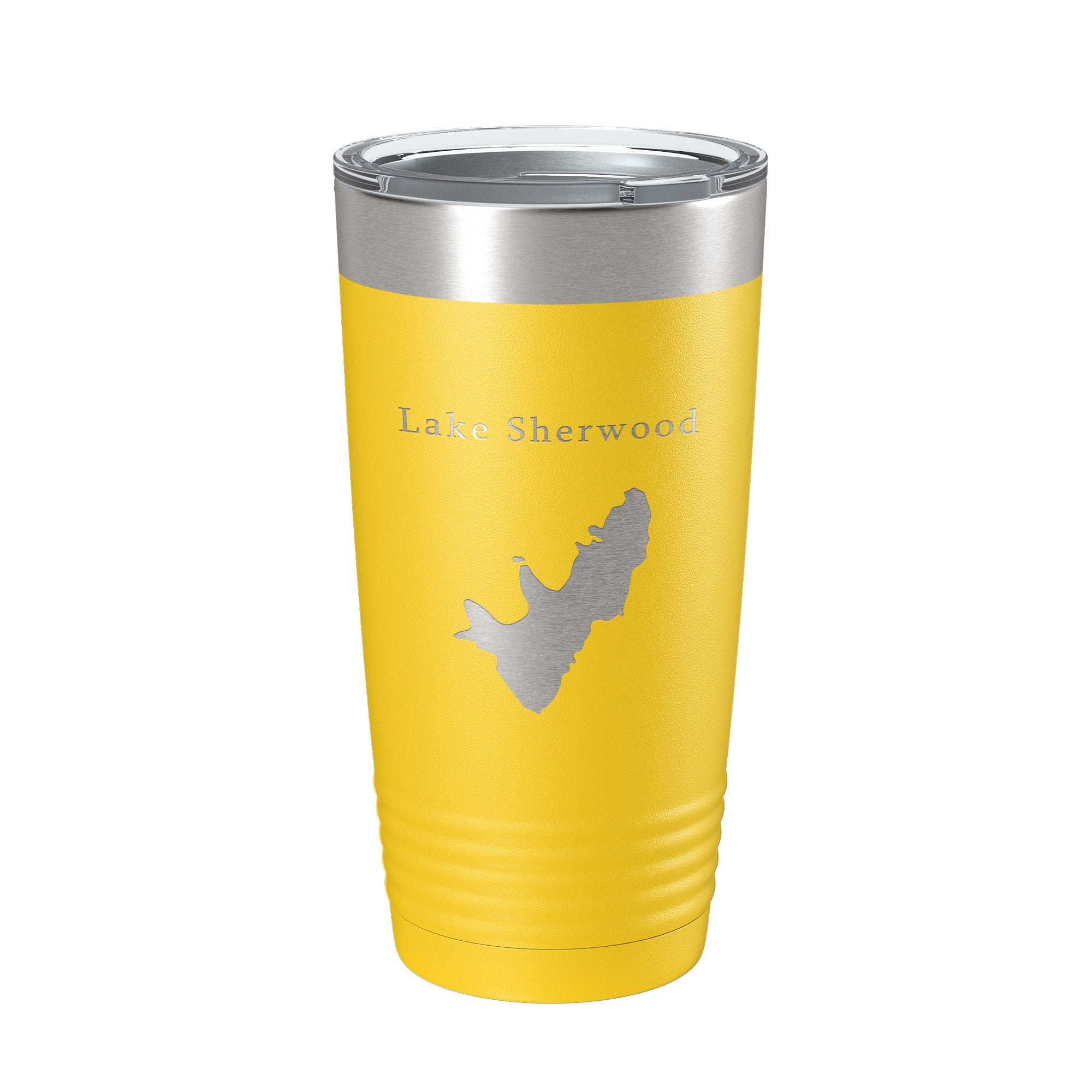 Lake Sherwood Map Tumbler Travel Mug Insulated Laser Engraved Coffee Cup West Virginia 20 oz