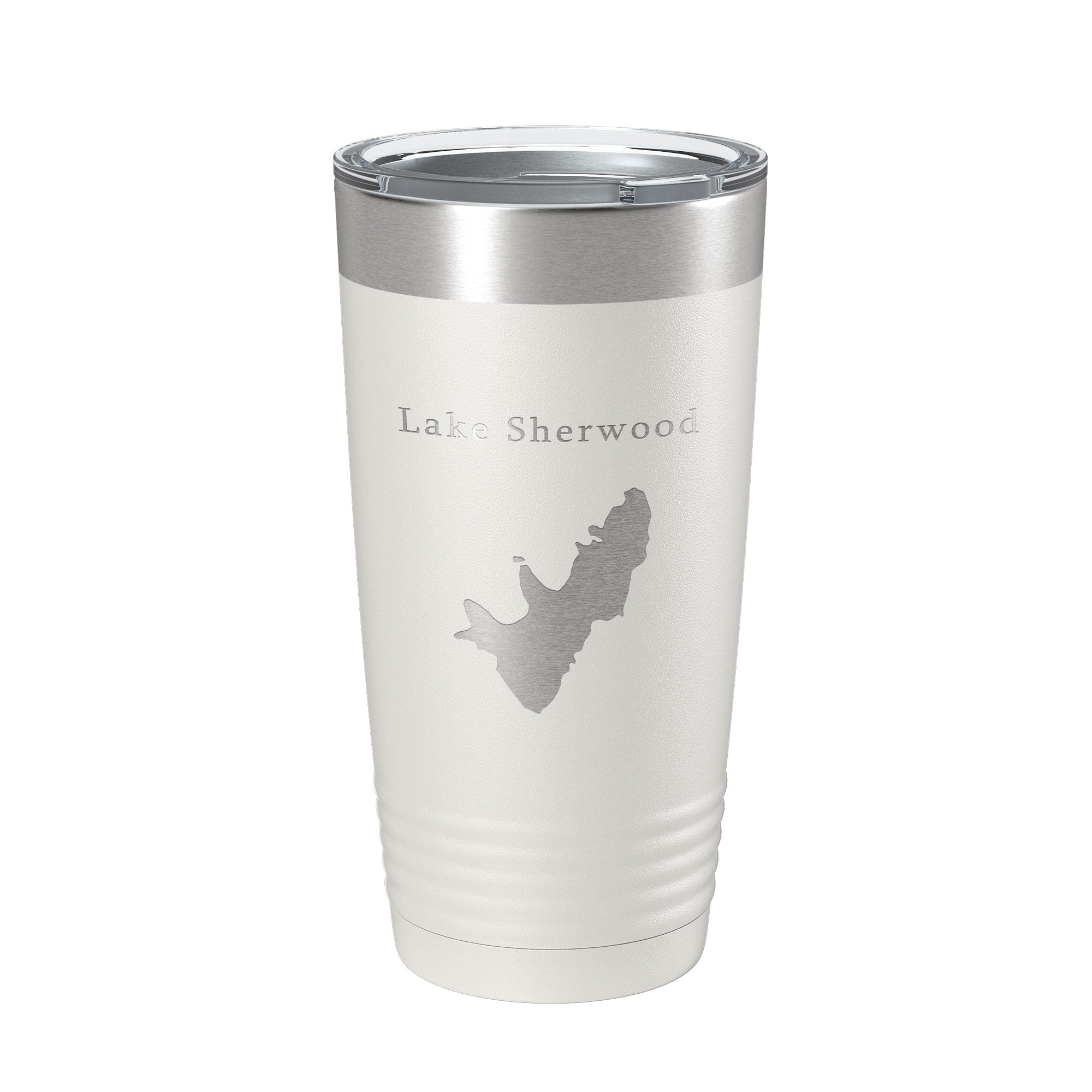 Lake Sherwood Map Tumbler Travel Mug Insulated Laser Engraved Coffee Cup West Virginia 20 oz