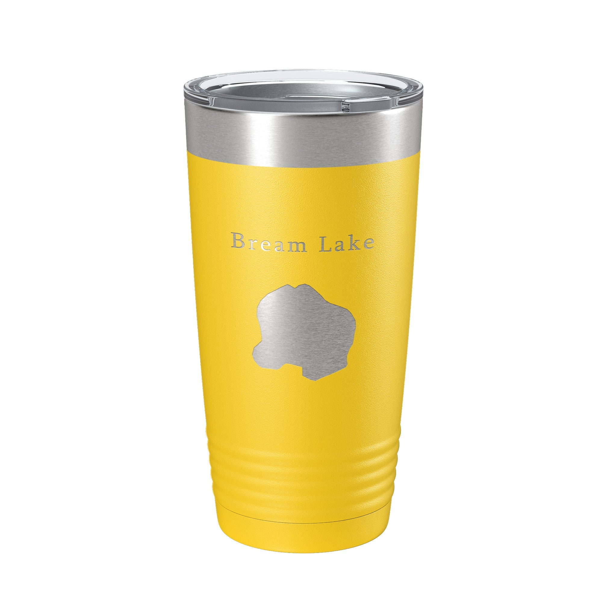 Bream Lake Map Tumbler Travel Mug Insulated Laser Engraved Coffee Cup Florida 20 oz