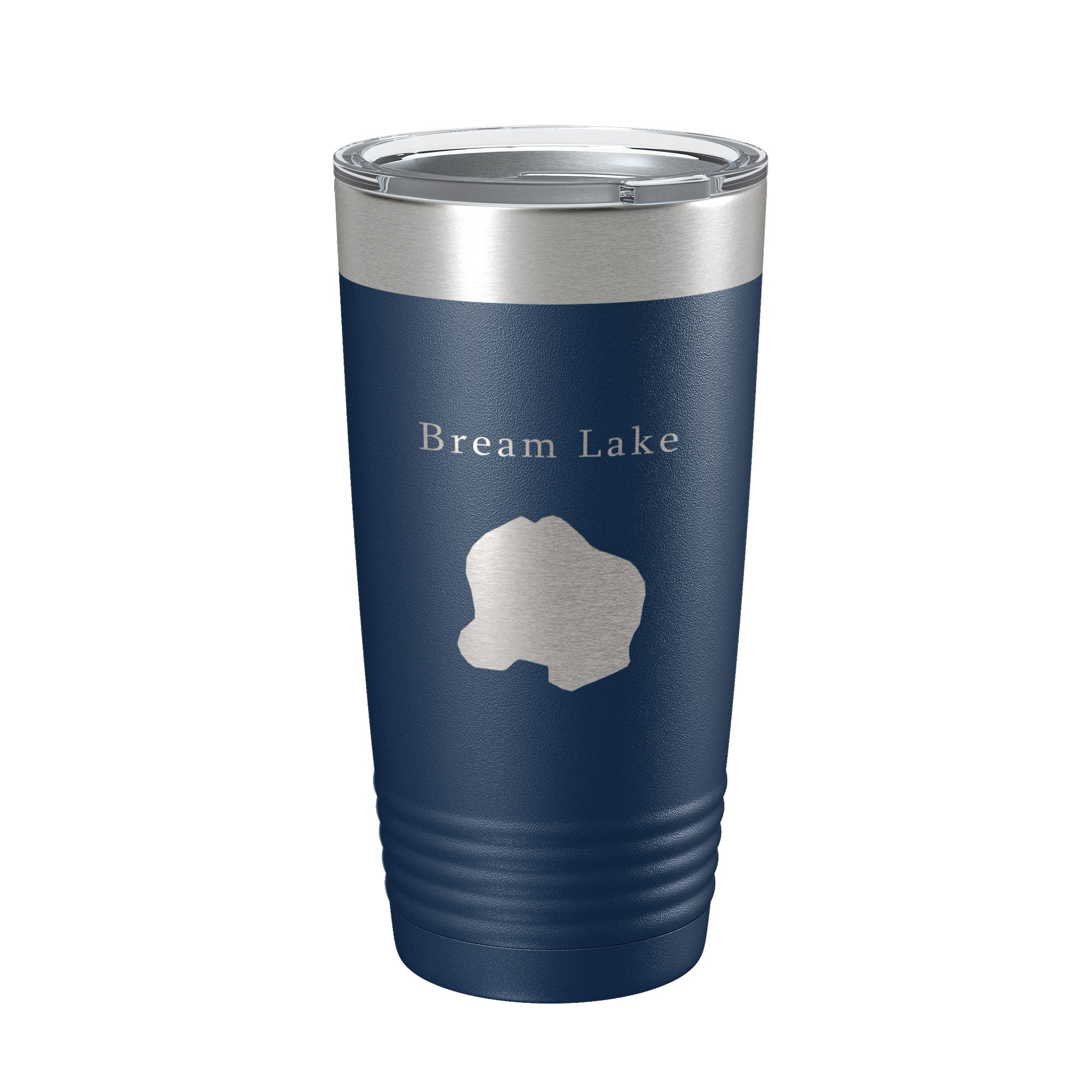 Bream Lake Map Tumbler Travel Mug Insulated Laser Engraved Coffee Cup Florida 20 oz
