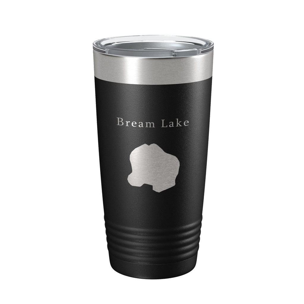 Bream Lake Map Tumbler Travel Mug Insulated Laser Engraved Coffee Cup Florida 20 oz