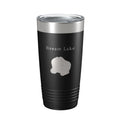 Bream Lake Map Tumbler Travel Mug Insulated Laser Engraved Coffee Cup Florida 20 oz