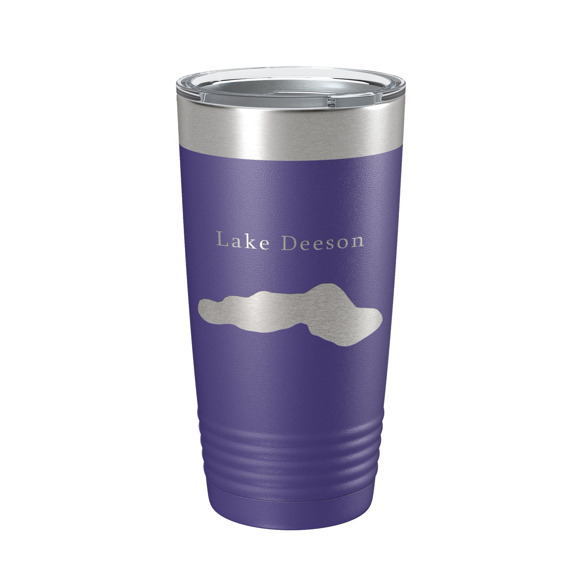 Lake Deeson Map Tumbler Travel Mug Insulated Laser Engraved Coffee Cup Florida 20 oz