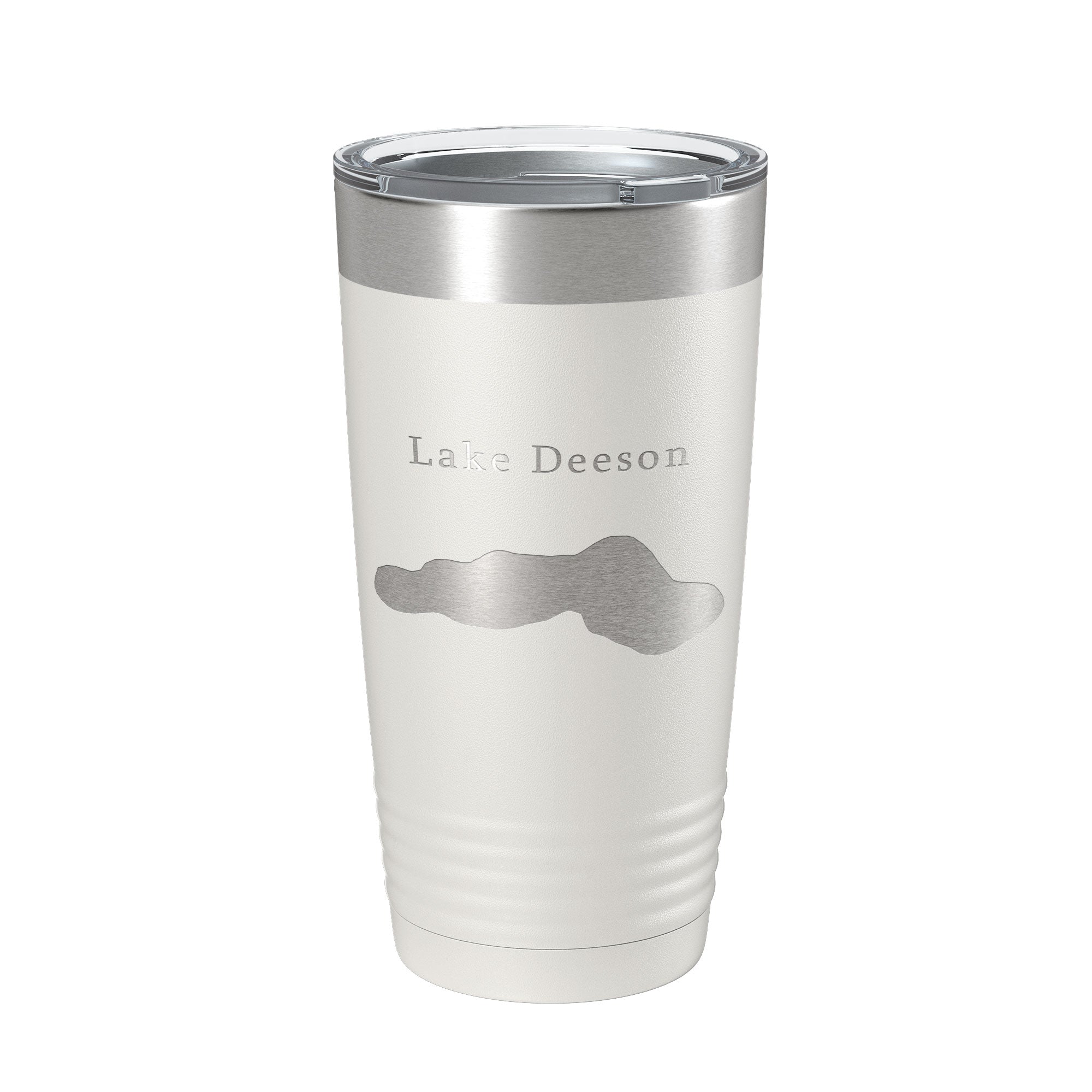 Lake Deeson Map Tumbler Travel Mug Insulated Laser Engraved Coffee Cup Florida 20 oz