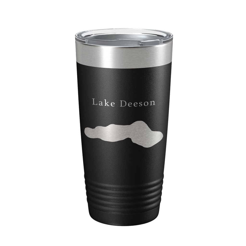 Lake Deeson Map Tumbler Travel Mug Insulated Laser Engraved Coffee Cup Florida 20 oz