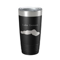 Lake Deeson Map Tumbler Travel Mug Insulated Laser Engraved Coffee Cup Florida 20 oz