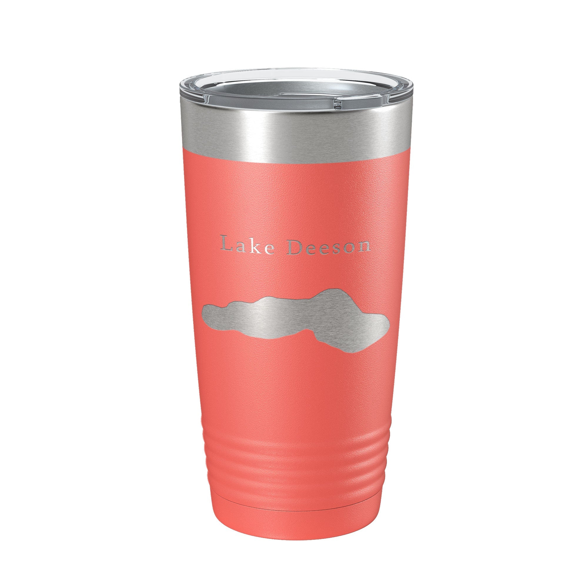 Lake Deeson Map Tumbler Travel Mug Insulated Laser Engraved Coffee Cup Florida 20 oz