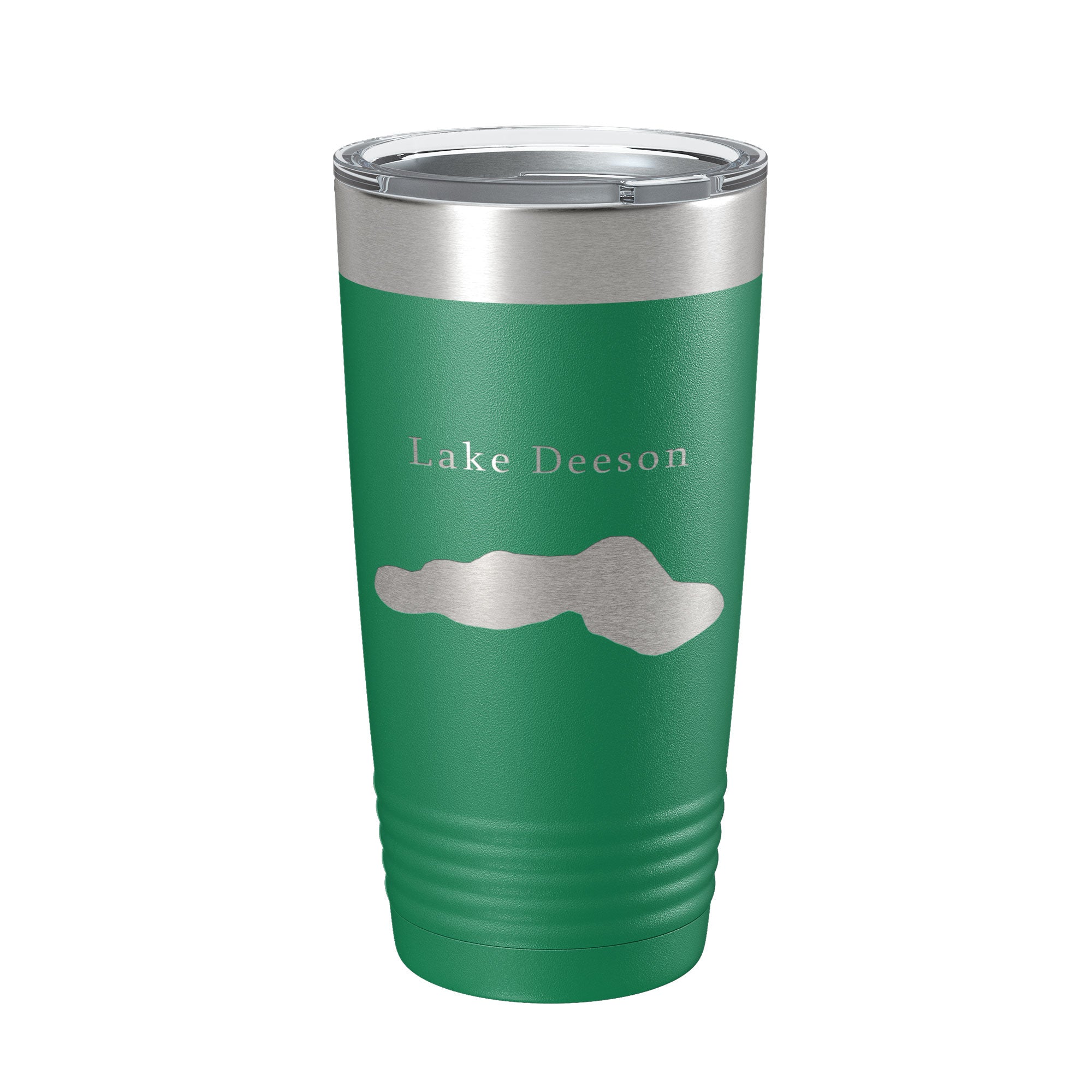 Lake Deeson Map Tumbler Travel Mug Insulated Laser Engraved Coffee Cup Florida 20 oz