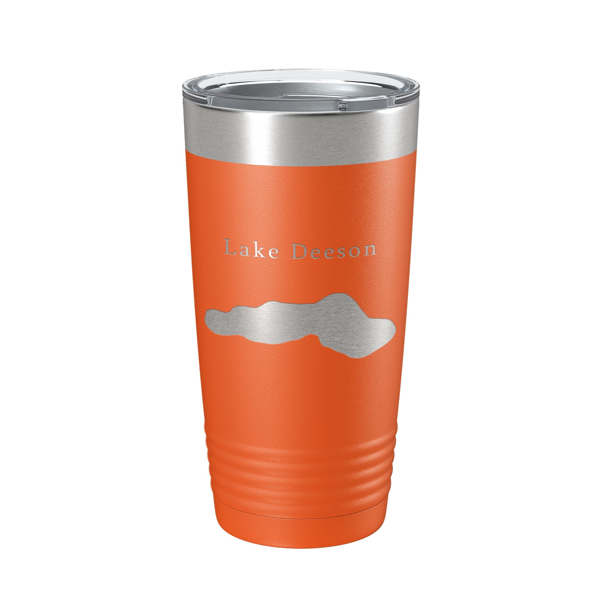 Lake Deeson Map Tumbler Travel Mug Insulated Laser Engraved Coffee Cup Florida 20 oz