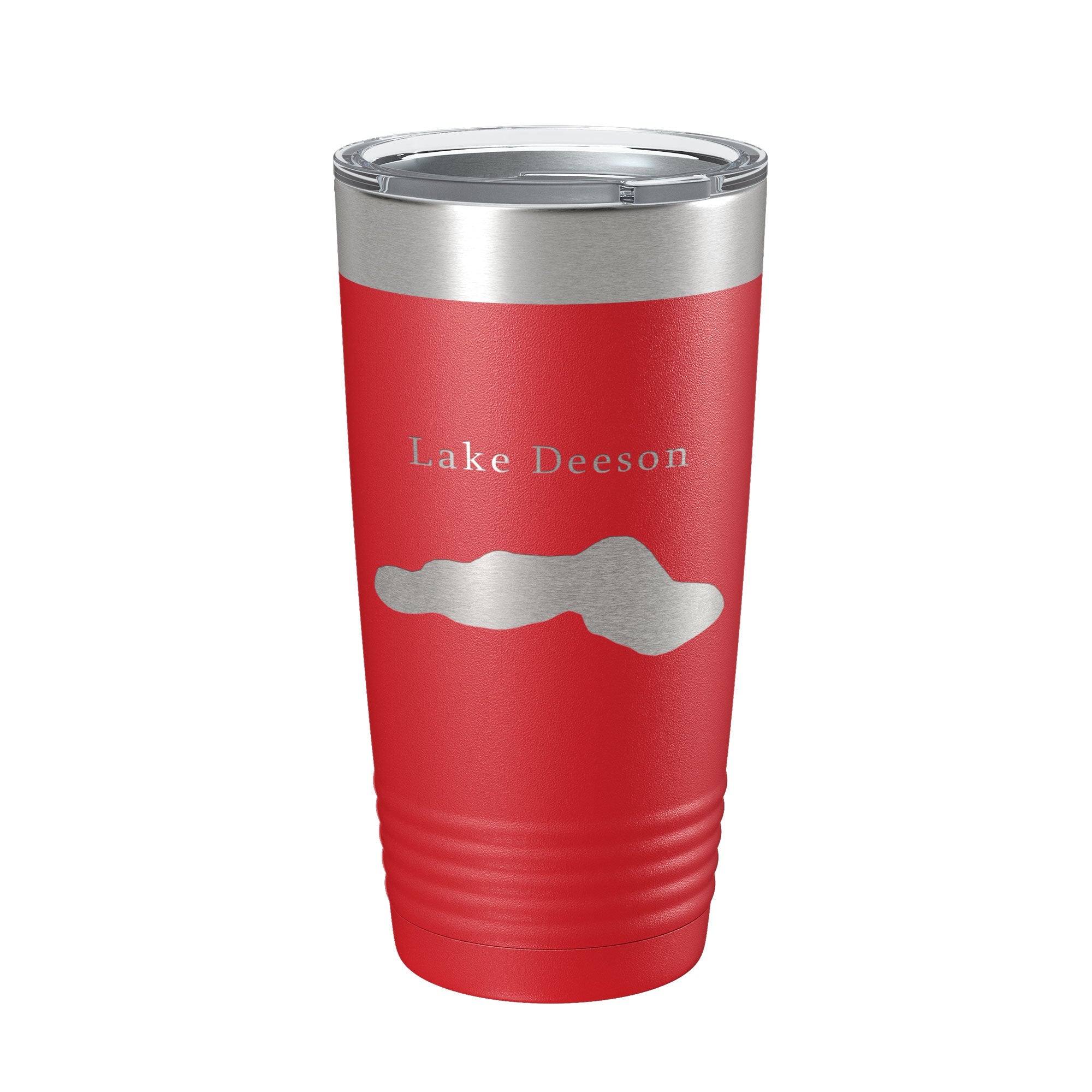 Lake Deeson Map Tumbler Travel Mug Insulated Laser Engraved Coffee Cup Florida 20 oz