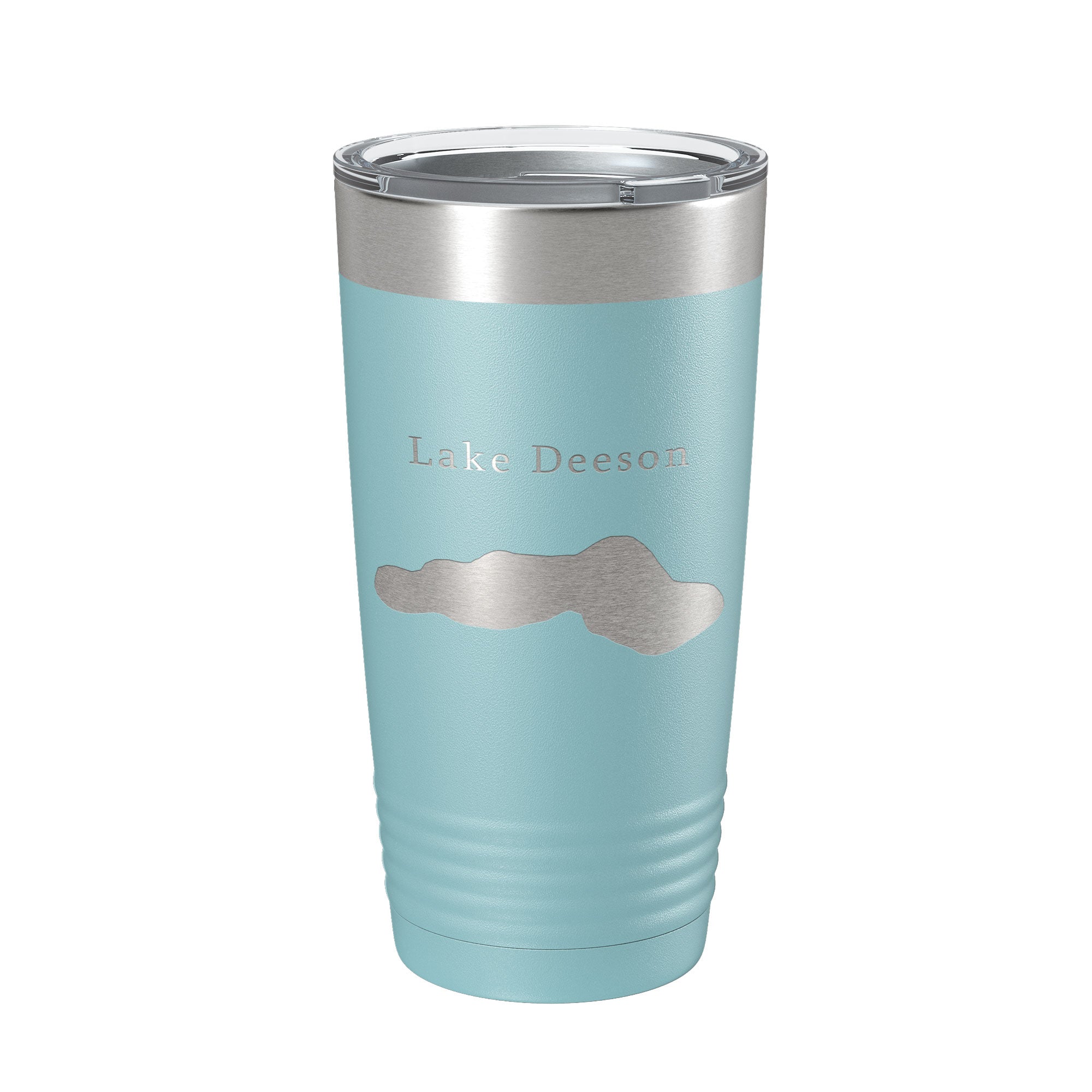 Lake Deeson Map Tumbler Travel Mug Insulated Laser Engraved Coffee Cup Florida 20 oz