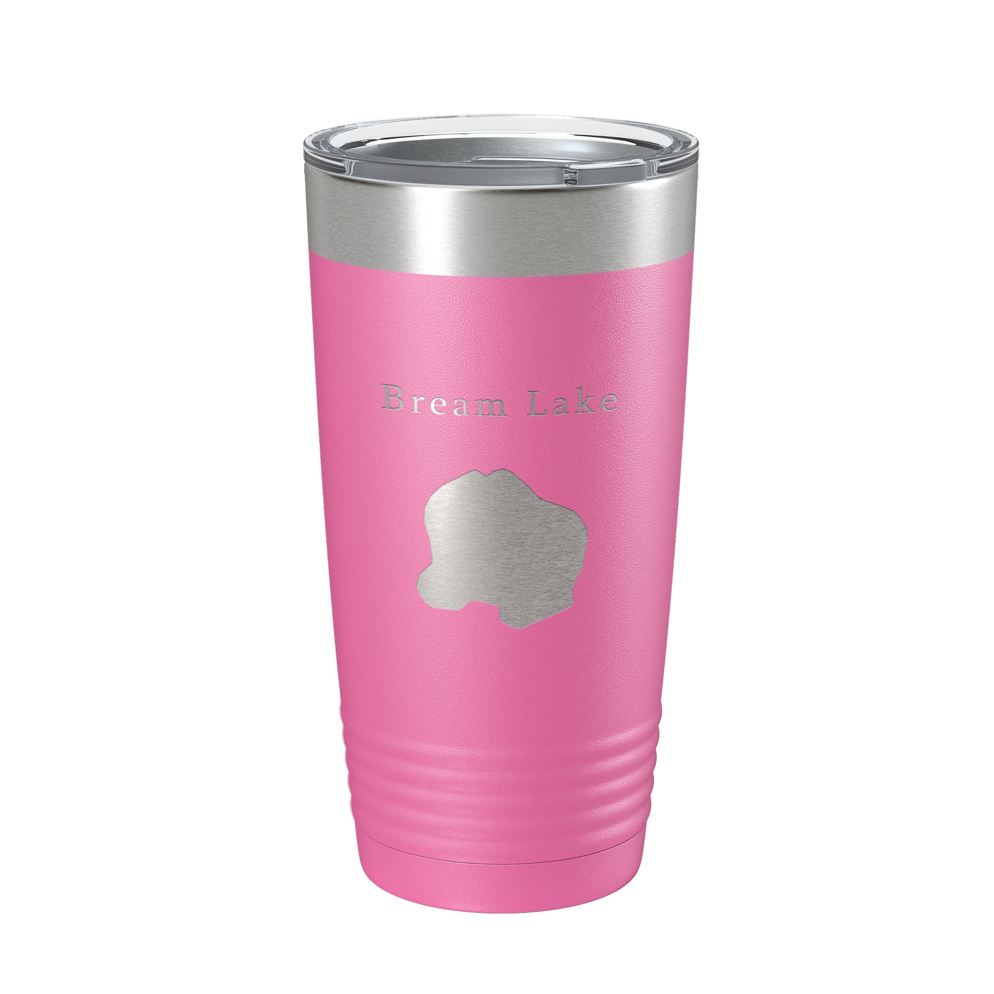 Bream Lake Map Tumbler Travel Mug Insulated Laser Engraved Coffee Cup Florida 20 oz