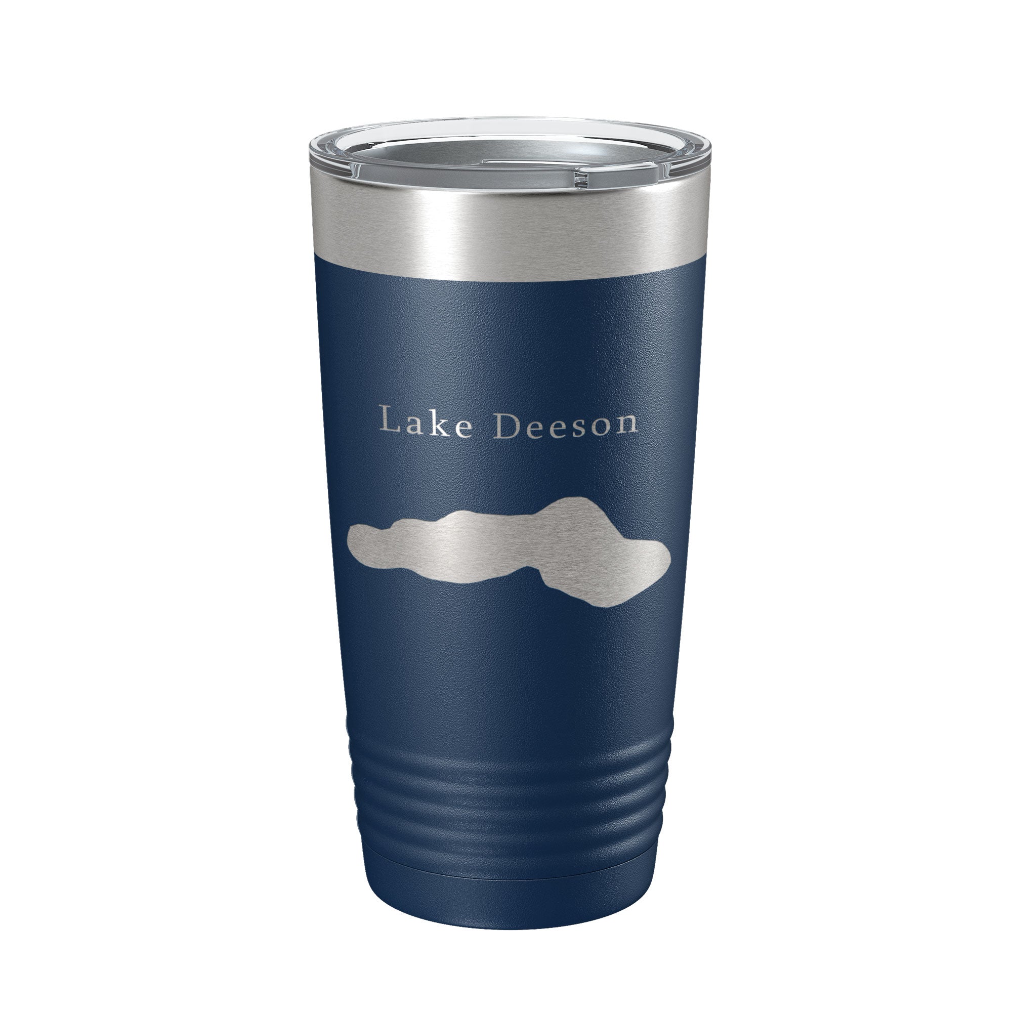 Lake Deeson Map Tumbler Travel Mug Insulated Laser Engraved Coffee Cup Florida 20 oz
