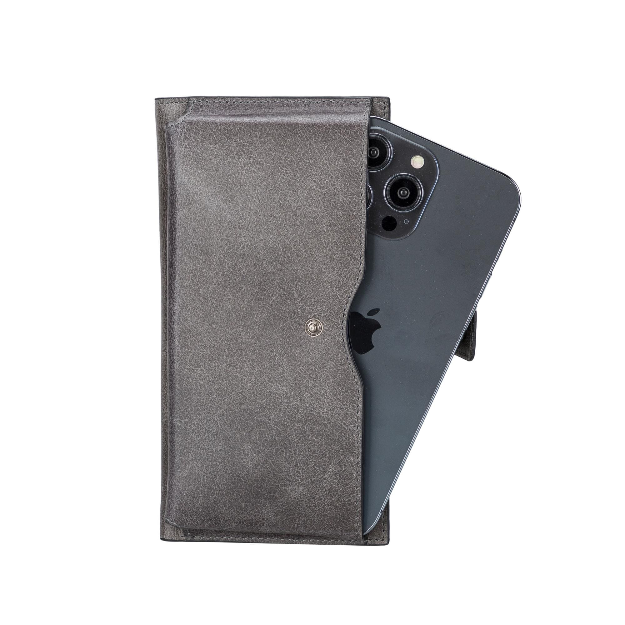 Riverton Women's Leather Wallet with Cell Phone Section